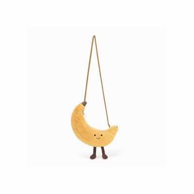 Jellycat Amuseables Banana Bag New Zealand | LXWMA7926